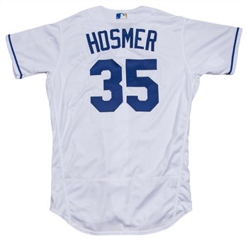 2017 Eric Hosmer Game Used Kansas City Royals Home Jersey Used On 8/7/2017 For Career Home Run #120 (MLB Authenticated & MEARS A10)